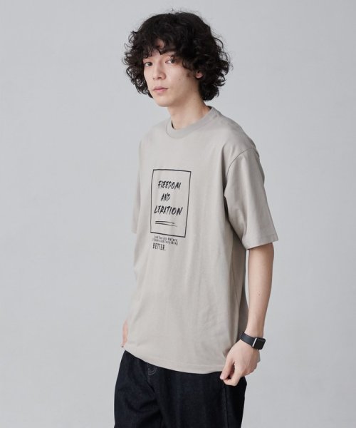 coen(coen)/【WELLTECT】boxロゴプリントTシャツ（WEB限定カラー）/img09