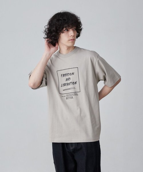 coen(coen)/【WELLTECT】boxロゴプリントTシャツ（WEB限定カラー）/img11