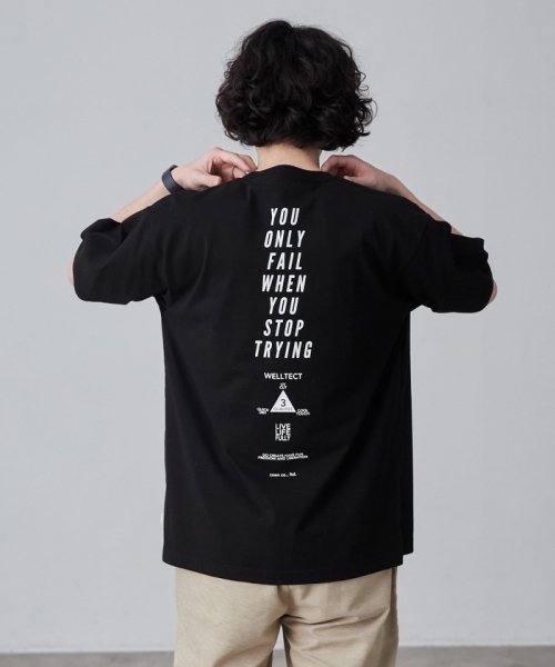 coen(coen)/【WELLTECT】ロゴバックプリントTシャツ（WEB限定カラー）/img07