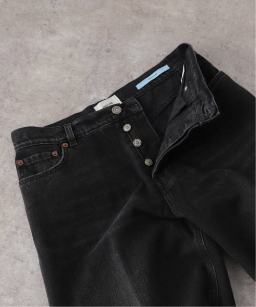 《追加予約2》【HAIKURE/ハイクル】BETHANY MID BLACK asian fit：デニム HAIKURE/ハイクル