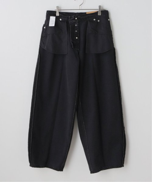 《追加予約2》【HAIKURE/ハイクル】BETHANY MID BLACK asian fit：デニム HAIKURE/ハイクル