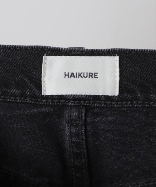 《追加予約2》【HAIKURE/ハイクル】BETHANY MID BLACK asian fit：デニム HAIKURE/ハイクル