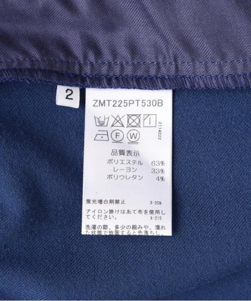 MARECHAL TERRE（マルシャルテル) ウォッシャブル両面起毛セミワイドパンツ/ZMT225PT530A TERRE MARECHAL マルシャルテル 多少の誤差あり