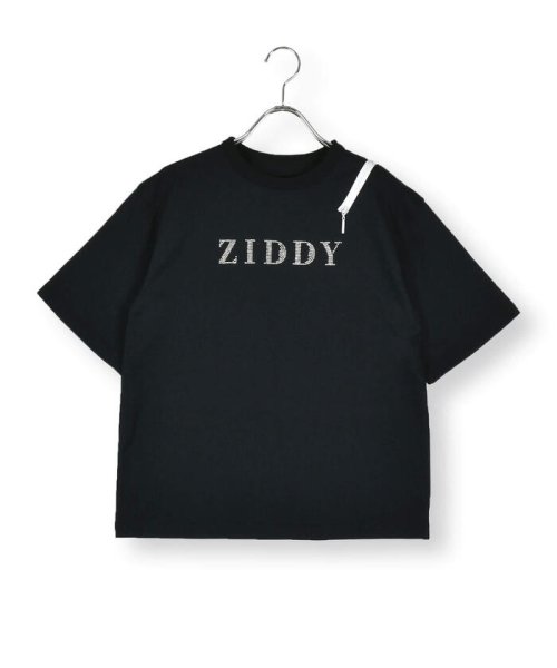 ZIDDY(ジディー)/ロゴラインストーン肩明きTシャツ(130~160cm)/img09