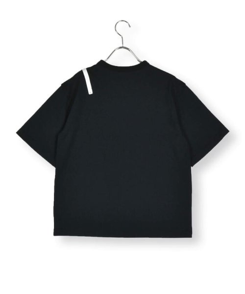 ZIDDY(ジディー)/ロゴラインストーン肩開きTシャツ(130~160cm)/img10