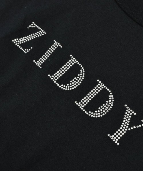 ZIDDY(ジディー)/ロゴラインストーン肩開きTシャツ(130~160cm)/img12