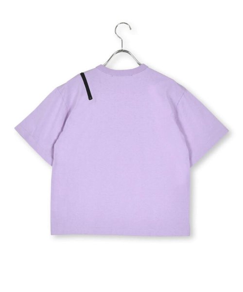 ZIDDY(ジディー)/ロゴラインストーン肩明きTシャツ(130~160cm)/img18