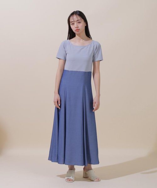 JILL by JILL STUART(ジル バイ ジル スチュアート)/ボートネックカットドッキングワンピース/img30