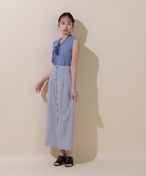 JILL by JILL STUART(ジル バイ ジル スチュアート)/リボンボウタイノースリニットトップス/img18