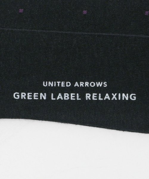 green label relaxing(グリーンレーベルリラクシング)/リブ ドット ソックス －吸水速乾・抗菌－/img04