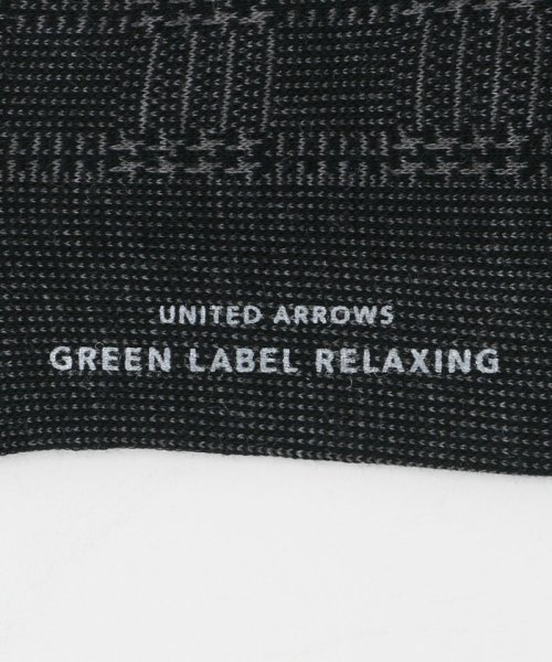 green label relaxing(グリーンレーベルリラクシング)/グレンチェック ソックス －吸水速乾・抗菌－/img04