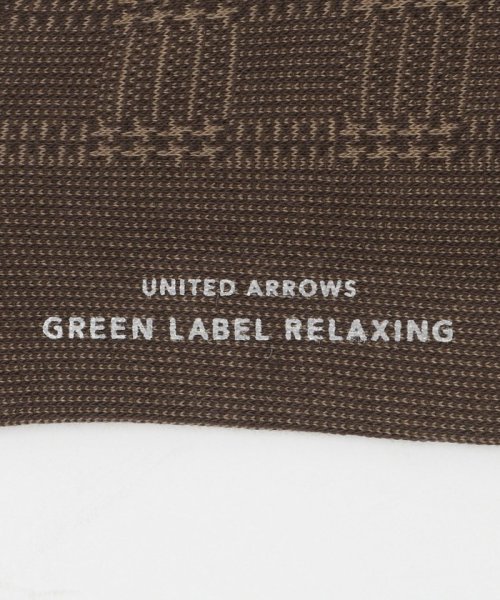 green label relaxing(グリーンレーベルリラクシング)/グレンチェック ソックス －吸水速乾・抗菌－/img06