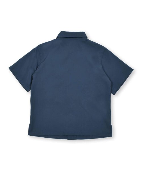 WASK(ワスク)/【お揃い】ポリエステルポプリンファスナーポケットシャツ(100~160cm)/img05