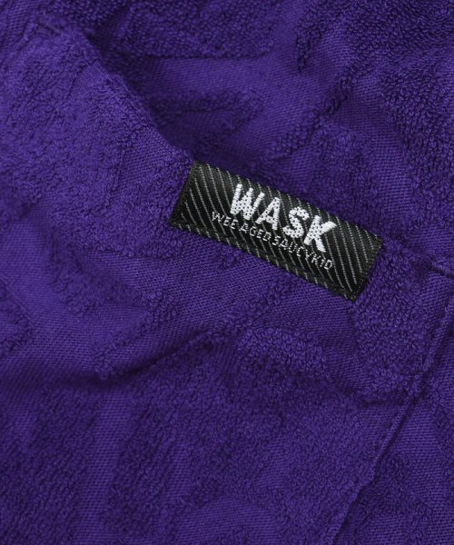 WASK(ワスク)/5分丈ワッペンロゴパイルジャガードパンツ(100~160cm)/img12