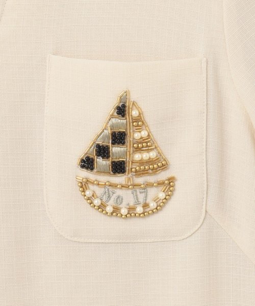 ビジューエンブレムワンピース 