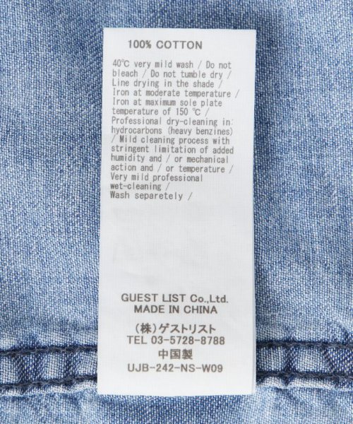 upper hights（アッパーハイツ）THE LAZY ESSENSE/7579057/デニムシャツ 人気・おすすめ｜多用途・生活用品におすすめ キャンペーン中 即納