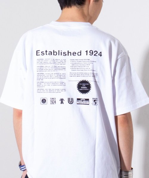 GLOSTER(GLOSTER)/【UNIVERSAL OVERALL/ユニバーサルオーバーオール】100th LIMITED プリントTシャツ/img07