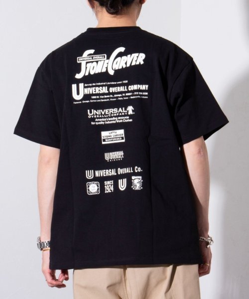 GLOSTER(GLOSTER)/【UNIVERSAL OVERALL/ユニバーサルオーバーオール】100th LIMITED プリントTシャツ/img19