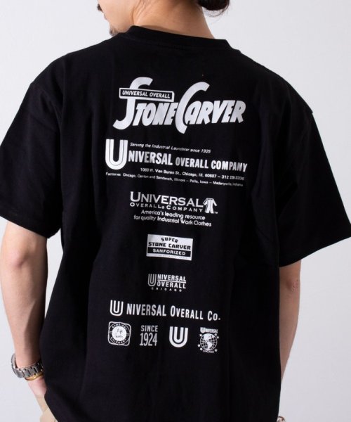 GLOSTER(GLOSTER)/【UNIVERSAL OVERALL/ユニバーサルオーバーオール】100th LIMITED プリントTシャツ/img22
