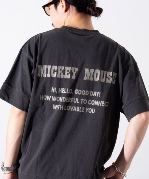 GLOSTER(GLOSTER)/【Disney】【TOM&JERRY】【WILD SPEED】 ピグメント加工 プリントTシャツ/img53