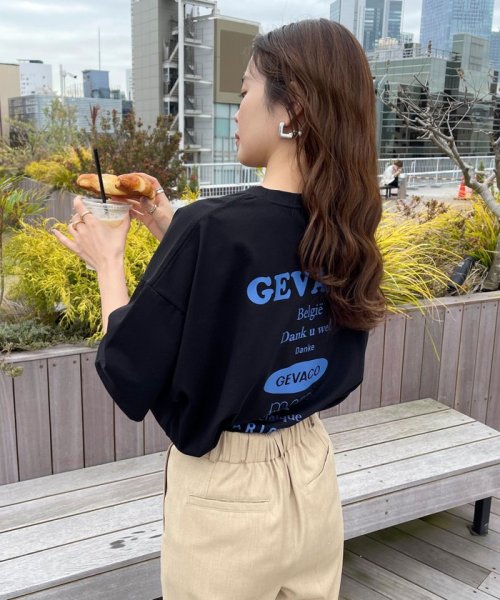 fredy emue(フレディエミュ)/【GEVACO/ゲバコ】バックプリントオーバーサイズTシャツ/img23