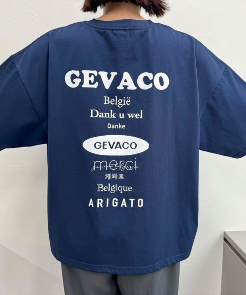 fredy emue(フレディエミュ)/【GEVACO/ゲバコ】バックプリントオーバーサイズTシャツ/img32