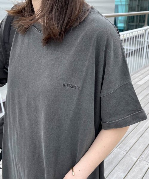 fredy emue(フレディエミュ)/【GEVACO/ゲバコ】ピグメント天竺Tシャツワンピース/img30