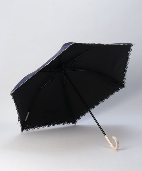 BLAO(ブラオ)/Blao（ブラオ） ボーラー刺しゅう 晴雨兼用傘（折り畳み・トップフラット傘）/img01