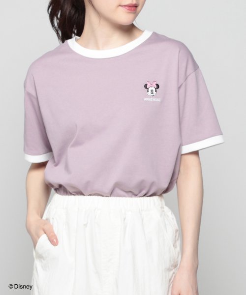 Honeys(ハニーズ)/ディズニー／Ｔシャツ Tシャツ レディース 半袖 キャラクター ミッキー ドナルド /img19