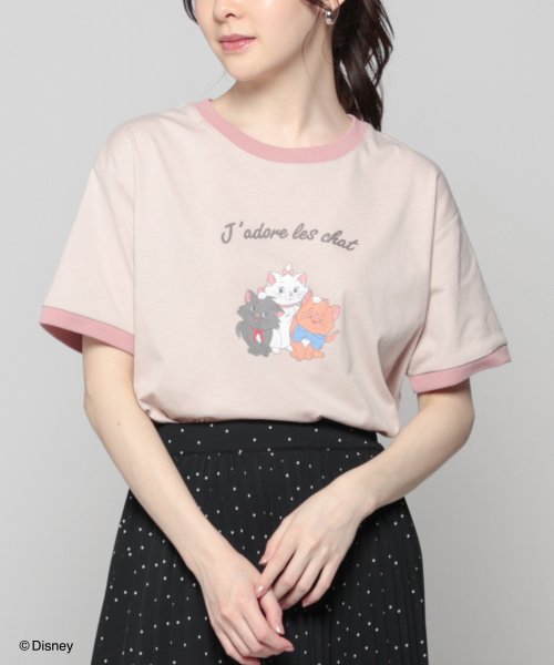 Honeys(ハニーズ)/ディズニー／Ｔシャツ Tシャツ レディース 半袖 キャラクター レディース おしゃれ /img05