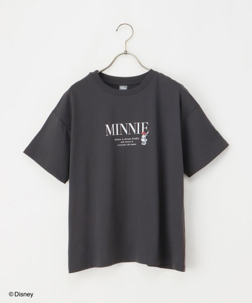 Honeys(ハニーズ)/ディズニー／Ｔシャツ トップス Tシャツ レディース 半袖 ロゴ おしゃれ /img09