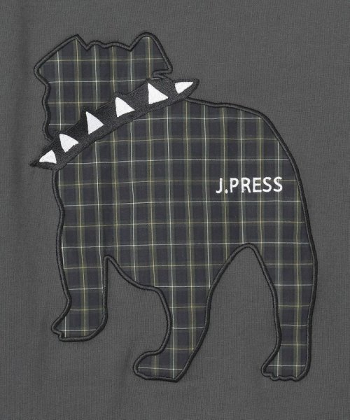 J.PRESS MENS(J．プレス　メンズ)/【UNISEX】ファブリックワッペン バックブルTシャツ/img19