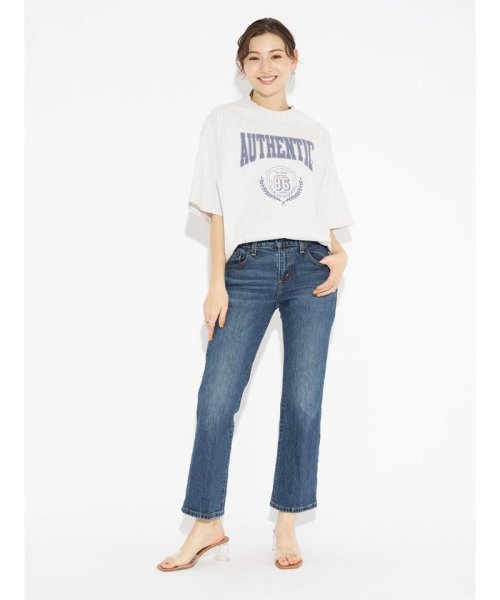 Levi's(リーバイス)/グラフィック ショート丈 Tシャツ グレー AUTHENTIC ORBIT/img09