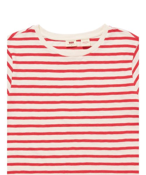 Levi's(リーバイス)/MARGOT ボーダーTシャツ レッド STRIPE CORAL RED/img05