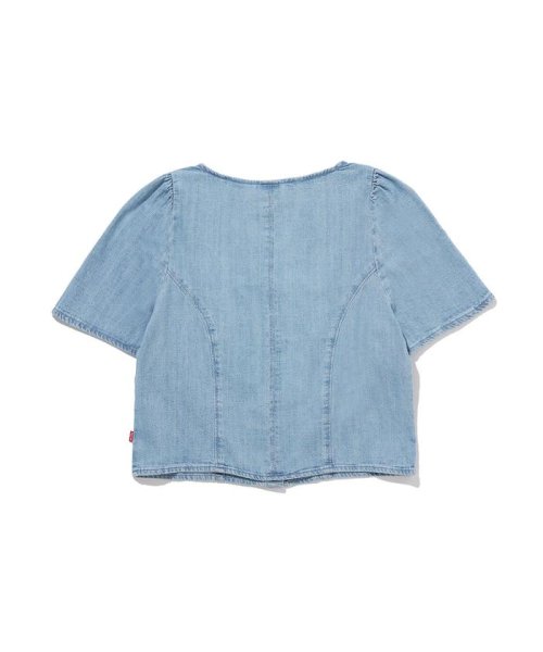 Levi's(リーバイス)/PASCALE 半袖ブラウス ライトインディゴ OLD 517 BLUE/img04