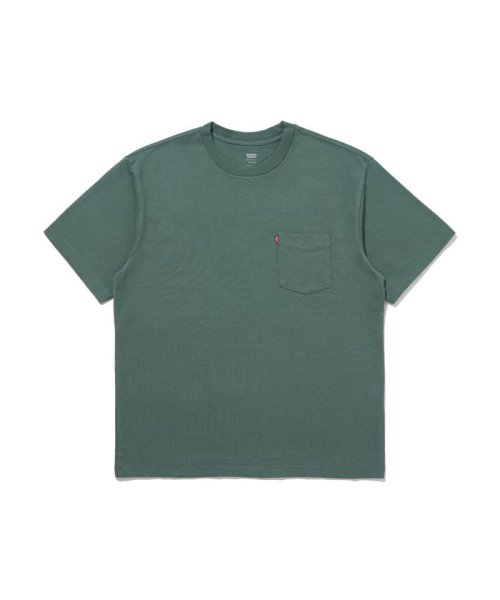 Levi's(リーバイス)/ヘビーウェイト ポケット Tシャツ グリーン DARK FOREST/img03