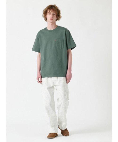 Levi's(リーバイス)/ヘビーウェイト ポケット Tシャツ グリーン DARK FOREST/img09