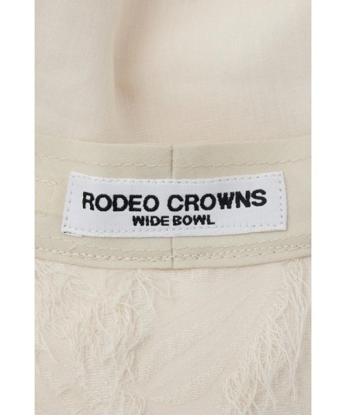 RODEO CROWNS WIDE BOWL(ロデオクラウンズワイドボウル)/フリンジベルハット/img06