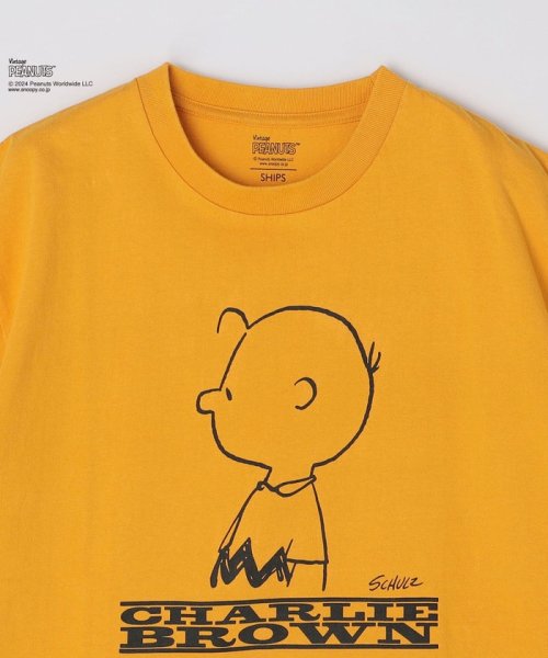 SHIPS MEN(シップス　メン)/ SHIPS: VINTAGE PEANUTS スヌーピー プリント Tシャツ 24SS/img23