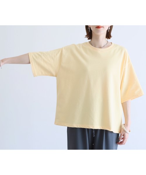 reca(レカ)/【丈短めTYPE】ゆったりベーシックTシャツ(R24120－k)/img27