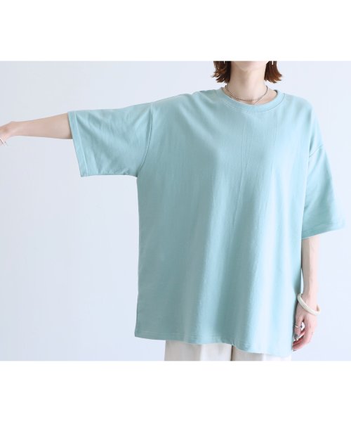 reca(レカ)/【丈長めTYPE】ゆったりベーシックTシャツ(R24123－k)/img16