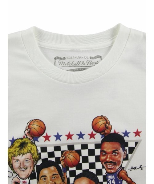 Mitchell & Ness(ミッチェルアンドネス)/オールスター カリカチュア ショートスリーブ 1985 NBA ALL－STAR CARICATURES ALL－STAR 1985 MULTI/img02