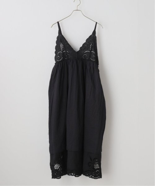 SLOBE IENA(スローブ　イエナ)/crinkle crinkle crinkle linen cotton embroidery cami dress/img10
