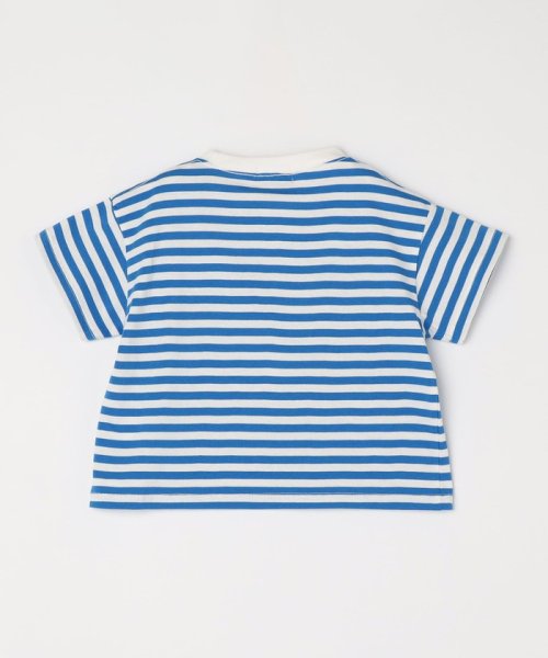 SHIPS any WOMEN(シップス　エニィ　ウィメン)/UNIVERSAL OVERALL: Windy Jr. ボーダー 半袖 Tシャツ<KIDS>/img01