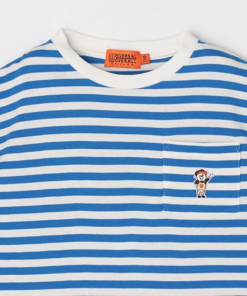 SHIPS any WOMEN(シップス　エニィ　ウィメン)/UNIVERSAL OVERALL: Windy Jr. ボーダー 半袖 Tシャツ<KIDS>/img02