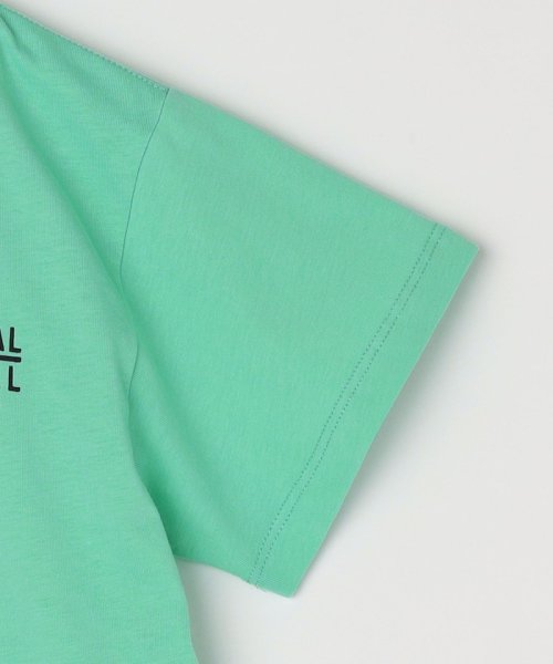 SHIPS any WOMEN(シップス　エニィ　ウィメン)/UNIVERSAL OVERALL: ワンポイント ロゴ 半袖 Tシャツ<KIDS>/img03