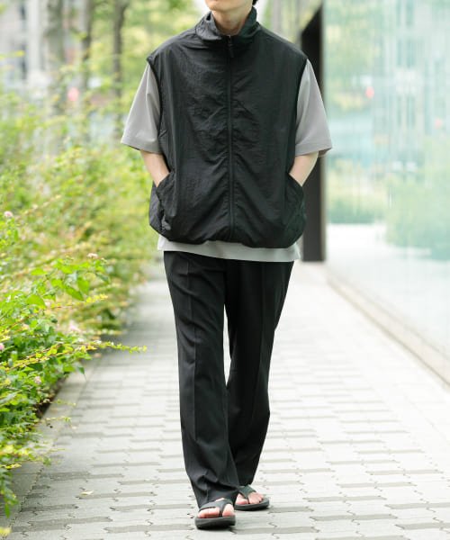 ITEMS URBANRESEARCH(アイテムズアーバンリサーチ（メンズ）)/メッシュライニング Zip Upナイロンベスト/img05