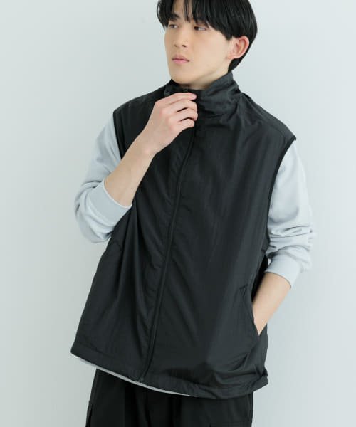 ITEMS URBANRESEARCH(アイテムズアーバンリサーチ（メンズ）)/メッシュライニング Zip Upナイロンベスト/img07