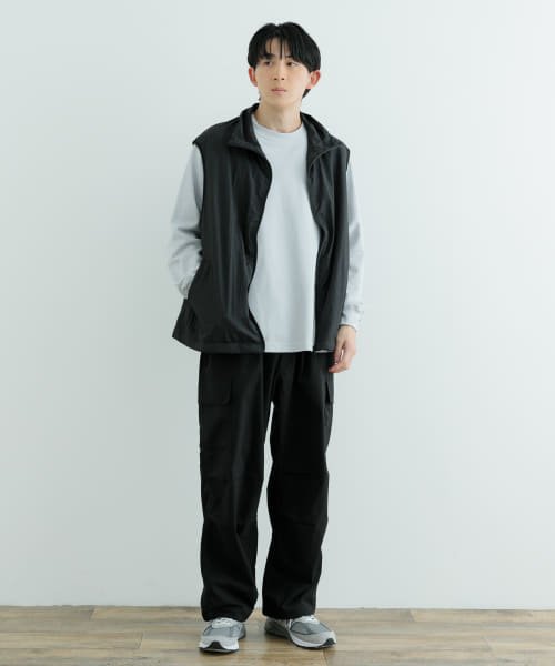 ITEMS URBANRESEARCH(アイテムズアーバンリサーチ（メンズ）)/メッシュライニング Zip Upナイロンベスト/img12