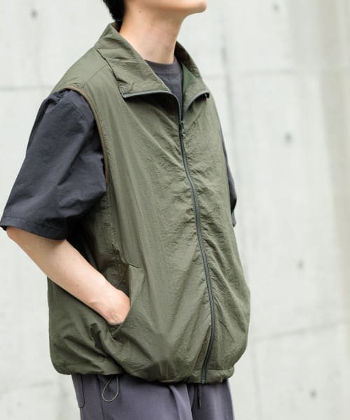 ITEMS URBANRESEARCH(アイテムズアーバンリサーチ（メンズ）)/メッシュライニング Zip Upナイロンベスト/img14